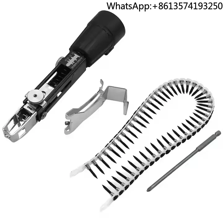 

21V Cordless Collated Drywall Screws Brushless Tool Set Electric Screwdriver