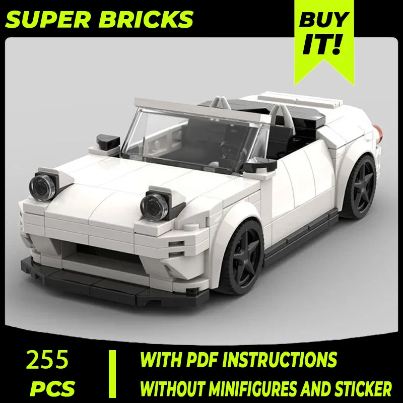 Technical Moc Bricks City Car Model Speed Supercar MX-5 Modular Building Blocks Gifts Toys For Children DIY Sets Assembling