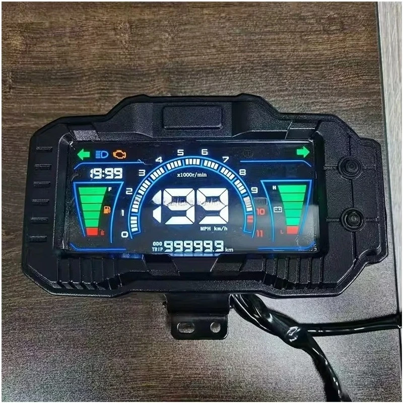 Universal LCD Display Instrument Speedometer Odometer Tachometer Fit for Motorcycle Motorbike Scooter TANK 200CC LCD Instrument