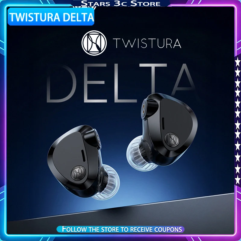 

Наушники Twistura DELTA HIFI с двойной магнитной схемой, двухкамерной акустической структурой, трансформируемые игровые наушники с низкой задержкой
