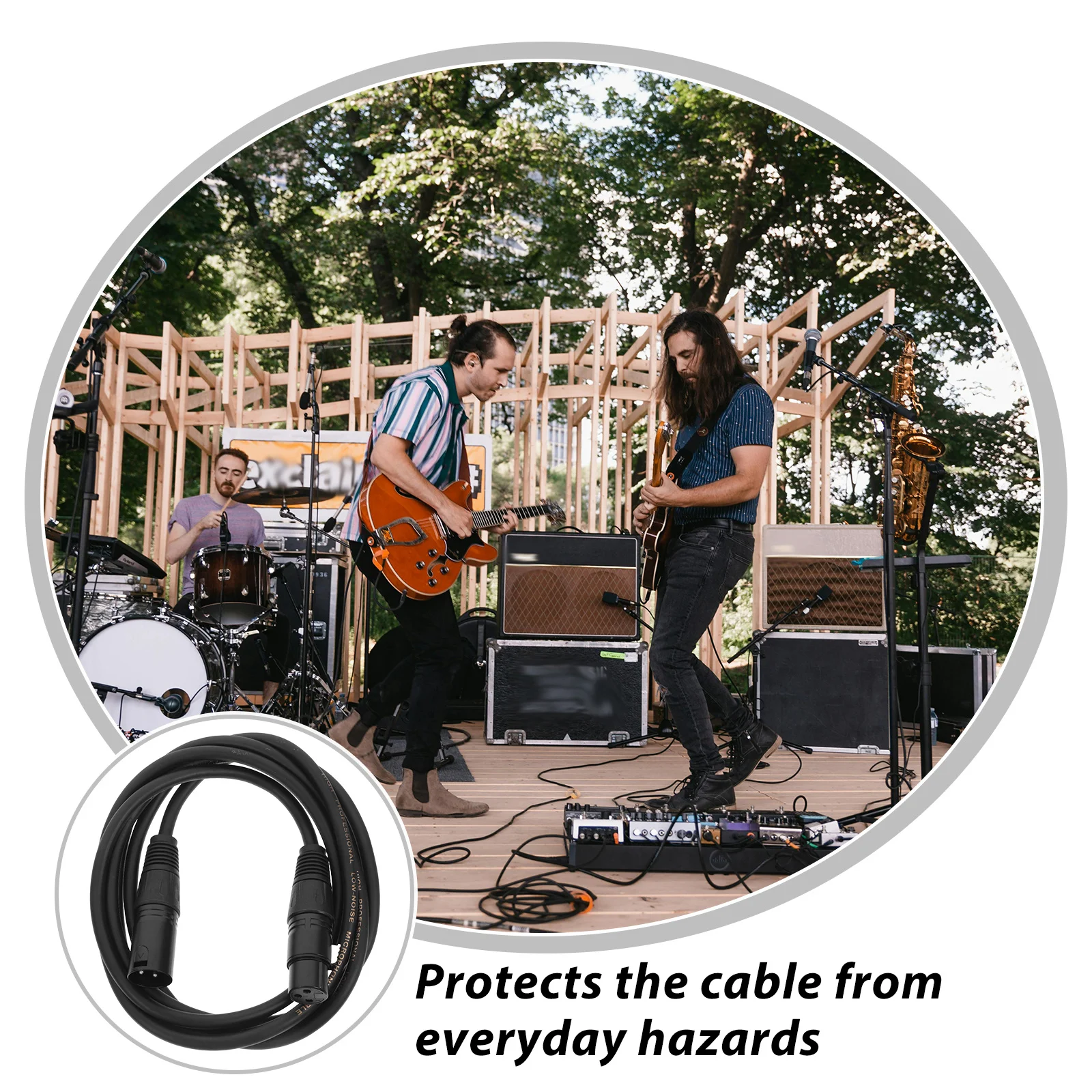 10 قطعة 2 متر 3-Pin المرحلة الإضاءة Dmx كابل مقاوم للماء مرنة سترة PVC تتحرك رئيس الاسمية ضوء الصوت إشارة خط #1