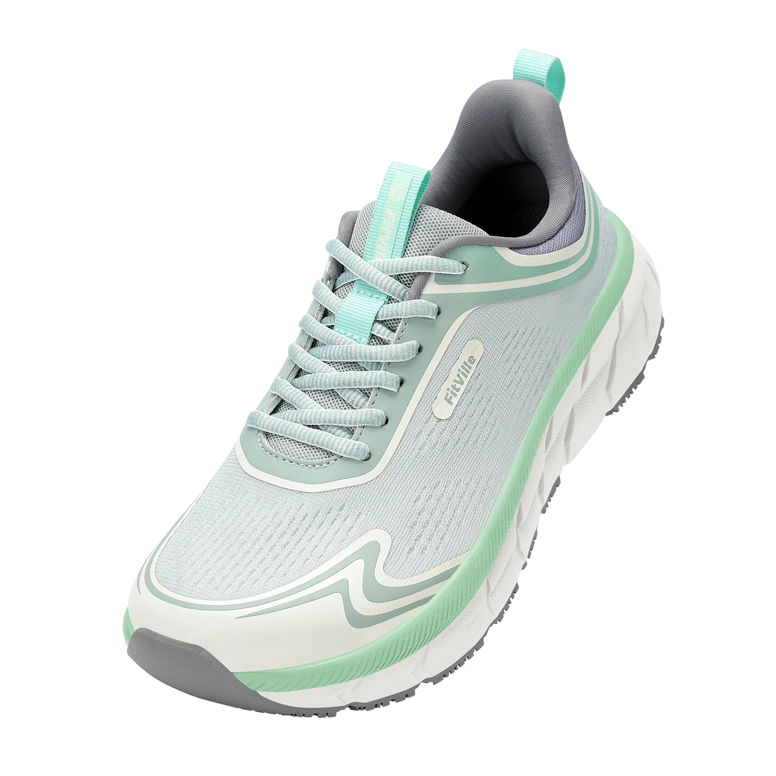 

Женские прогулочные туфли Fittington, кроссовки с широким носком, нескользящие спортивные теннисные кроссовки для бега, опухшие ноги, облегчение боли