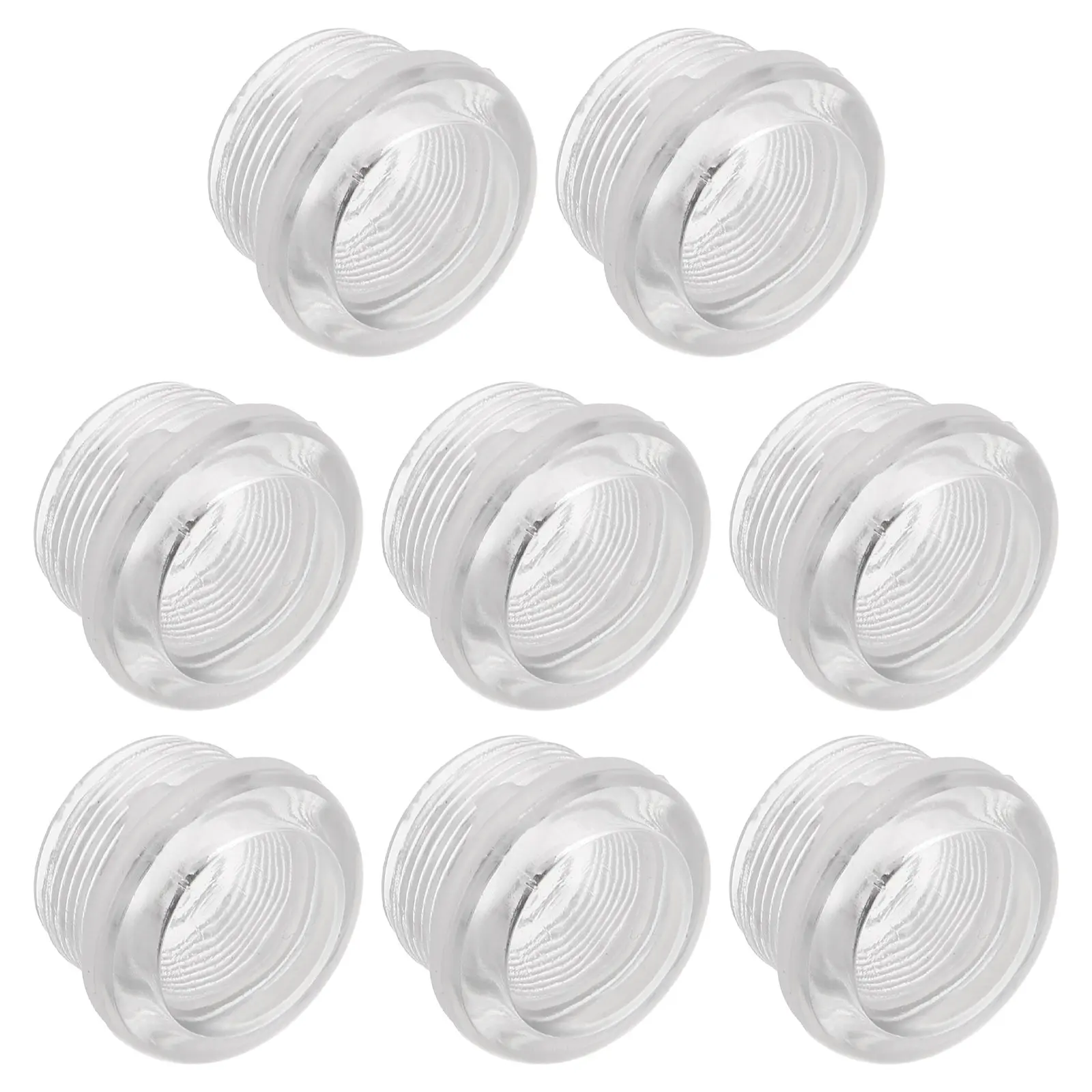 

8Pcs Plastic See-Through Soap Dispenser Covers Replacement for Manual Dispensers Bathroom Accessories Liquid Dispenser Parts