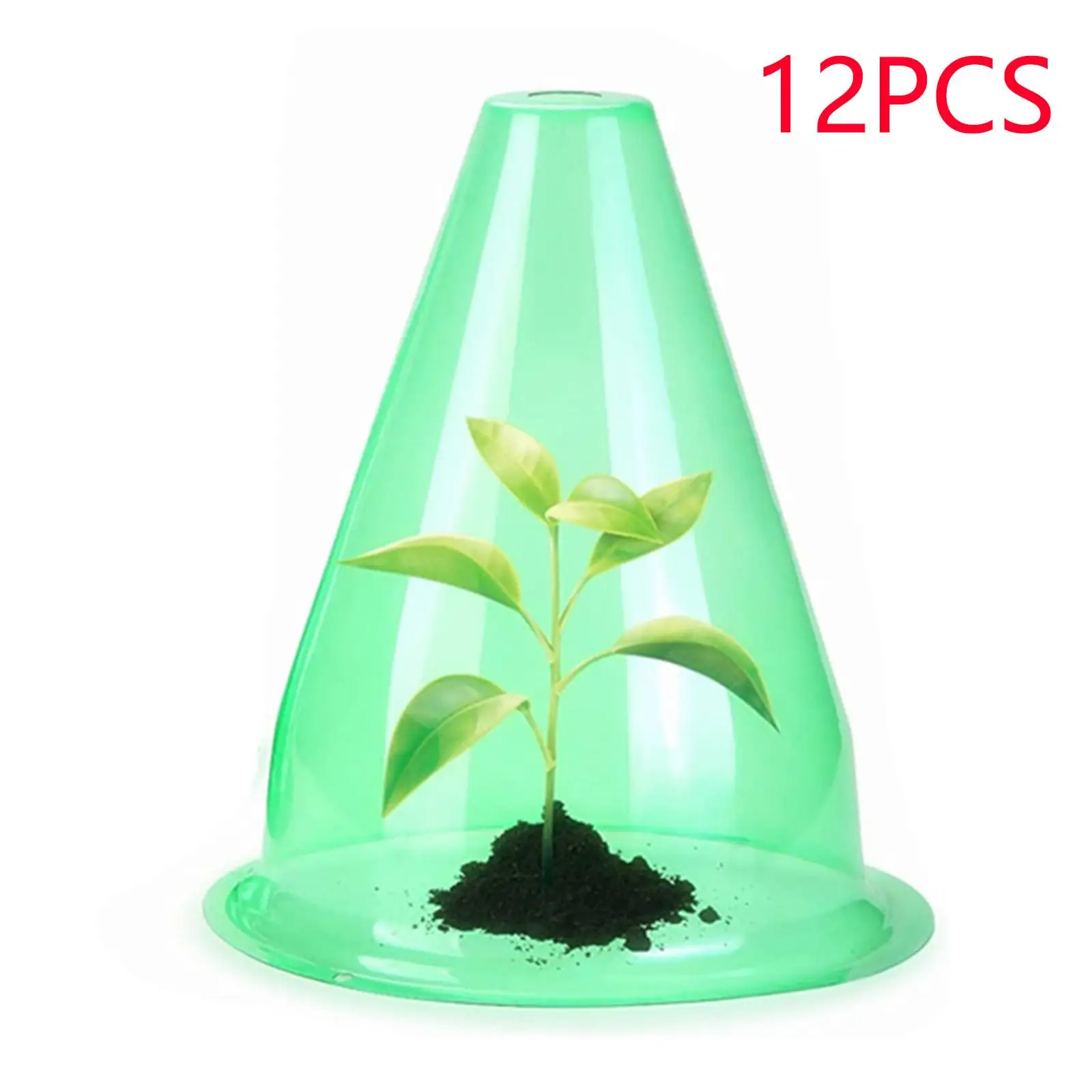 

12Pcs Garden Cloches Reusable Plant Covers Multifunctional Protection for Plants Green Plant Protector for Plants Vegetables