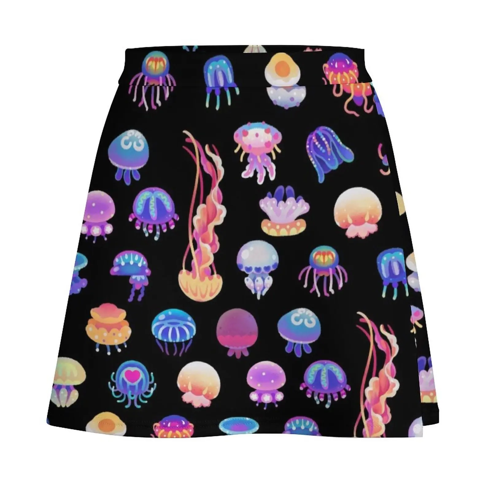 Jellyfish Day Mini Skirt Female dress Skirt pants 90s aesthetic korean style clothing Mini Skirt