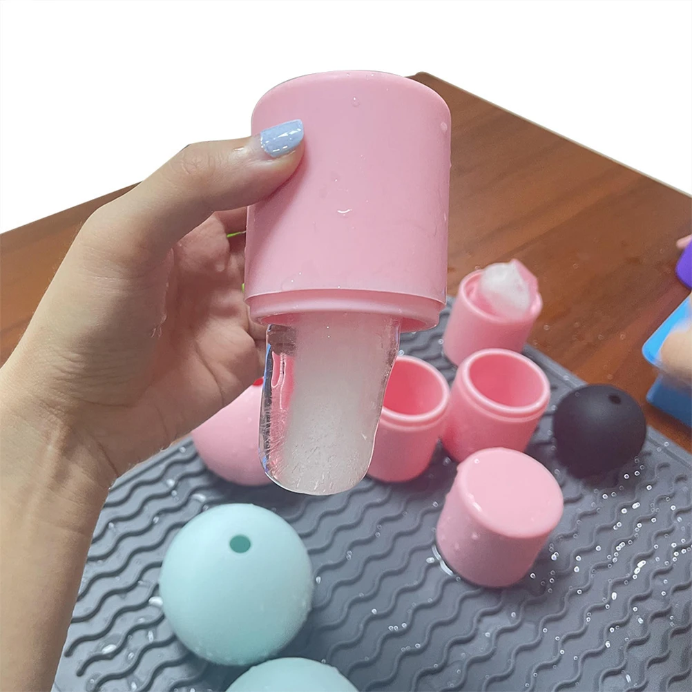 

Premium Silicone Face Reusable Skin Cooling Tool For Facial Massage Lightweight Travel Home Use Easy Hold