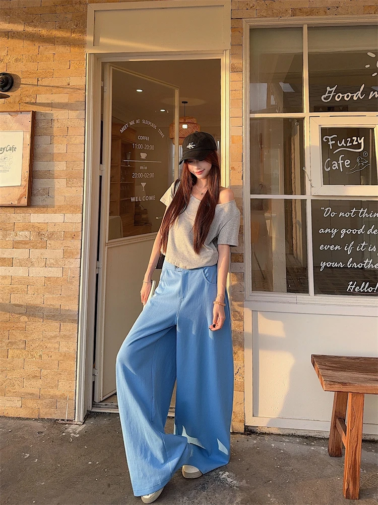 

Брюки женские кожаные, весенние, элегантные, синельные, зауженные брюки-кюлоты, простые офисные брюки на пуговицах, милые, драпированные, с узором «елочка», Y2K