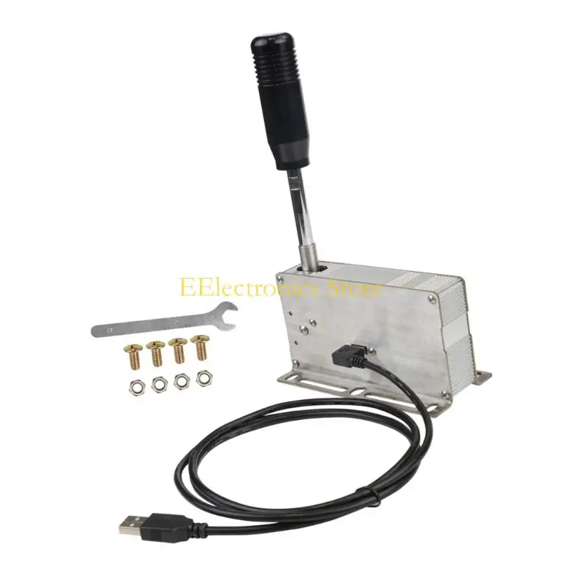 b03c-universal-sequential-shifter-for-pc-racing-high-precised-gear-shifter-plug-and-play-aluminum-alloy-usb-handbrake
