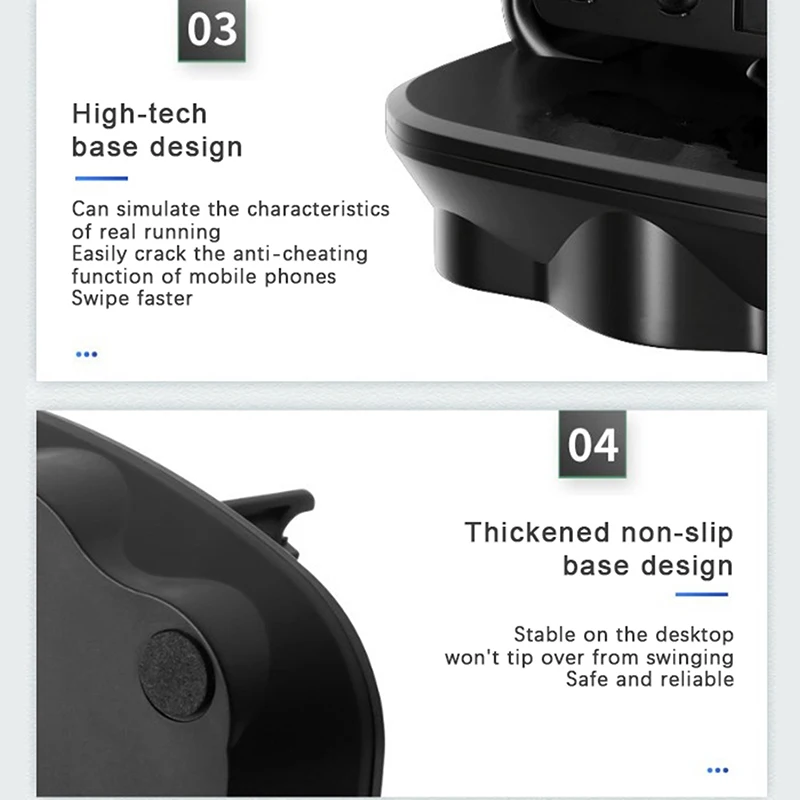 اهتزاز الهاتف التلقائي المتأرجح ، جهاز تسجيل الخطوة ، قطعة أثرية خطوة ، فرشاة الحركة ، حامل مقياس الخطى ، حامل المحمول