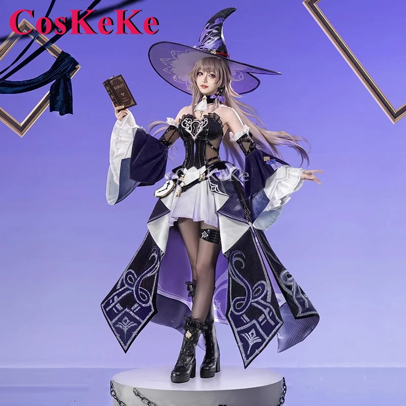 CosKeKe The Herta Cosplay Game Honkai: Star Rail Costume Elegant Gorgeous Battle Dress Activity Party Party Role Play Clothing