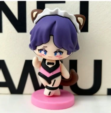 러브 앤 딥 스페이스 게임 실루스 라파엘 자비에르 제인 코스프레 메이드 세트 PVC 장식 귀여운 데스크탑 장식 밸리