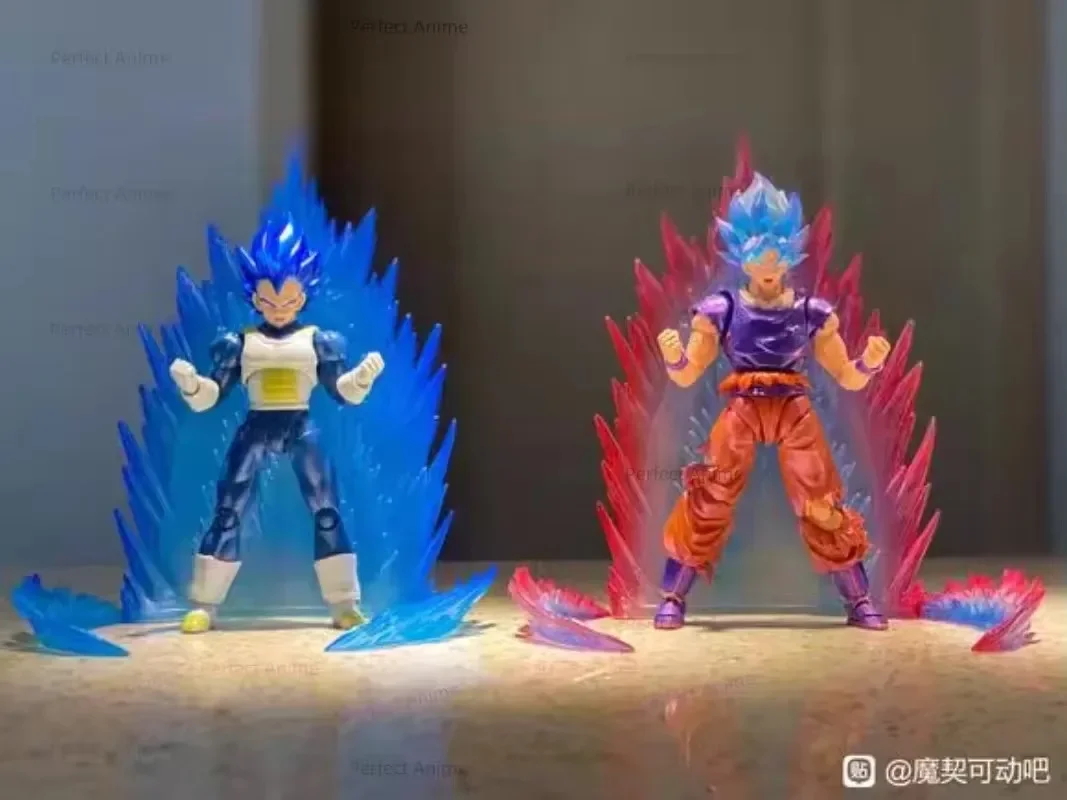 Demoniacal Fit Dragon Ball Shf 슈퍼 다크 블루 베지타 블루 헤어, 6 인치 이동식 피규어, 슈퍼 블루 쉘 준비 주식