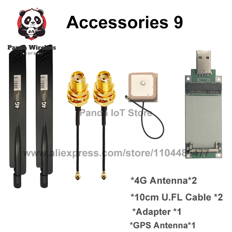 4G GPS Antenna/Extension Cable/ USB 2.0 Adapter MINI Pcie Accessories for 4G LTE MINI Pcie EC25 EC200A EG25-G SIM7600 EG915 UC20