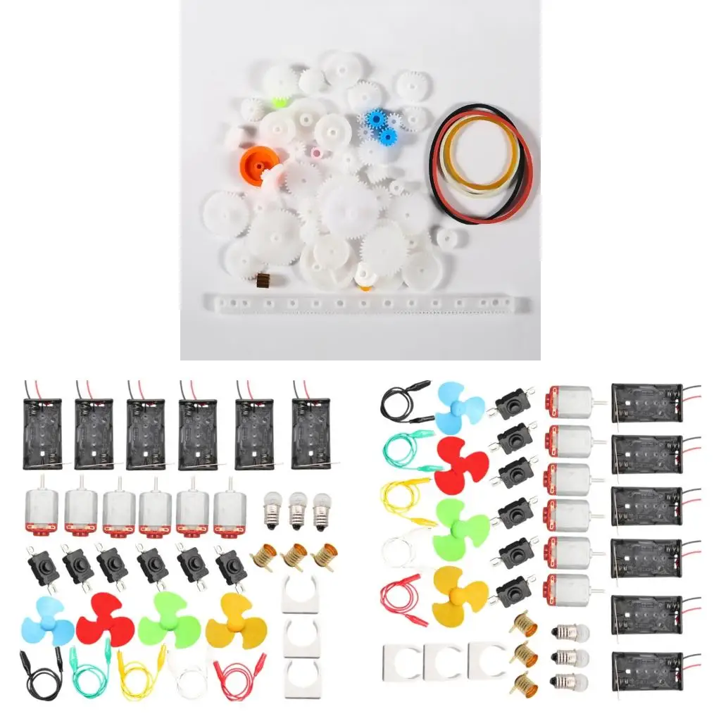 Science Experiment Kits Small Electric Hobby Motor Teaching Aids Motors Kits 25000RPM For Kids Science Projects