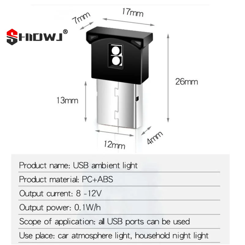USB-C Type-C LED Interior Lights Neon Atmosphere Ambient Lamps For Car Indoor Outdoor Lights Lamp Car Auto Accessories Parts