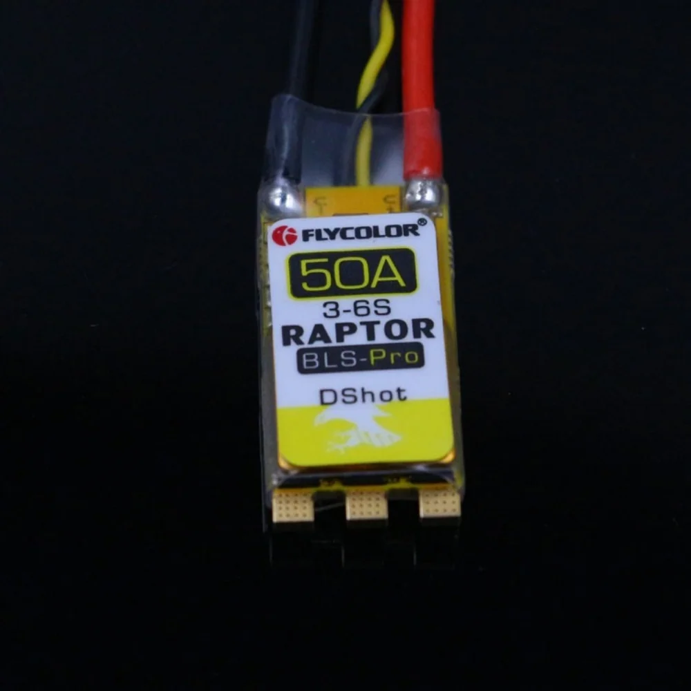 FATJAY FLYCOLOR 3-6S 50A ESC 25V propulsor submarino sin escobillas controlador de velocidad bidireccional a prueba de salpicaduras para barcos RC