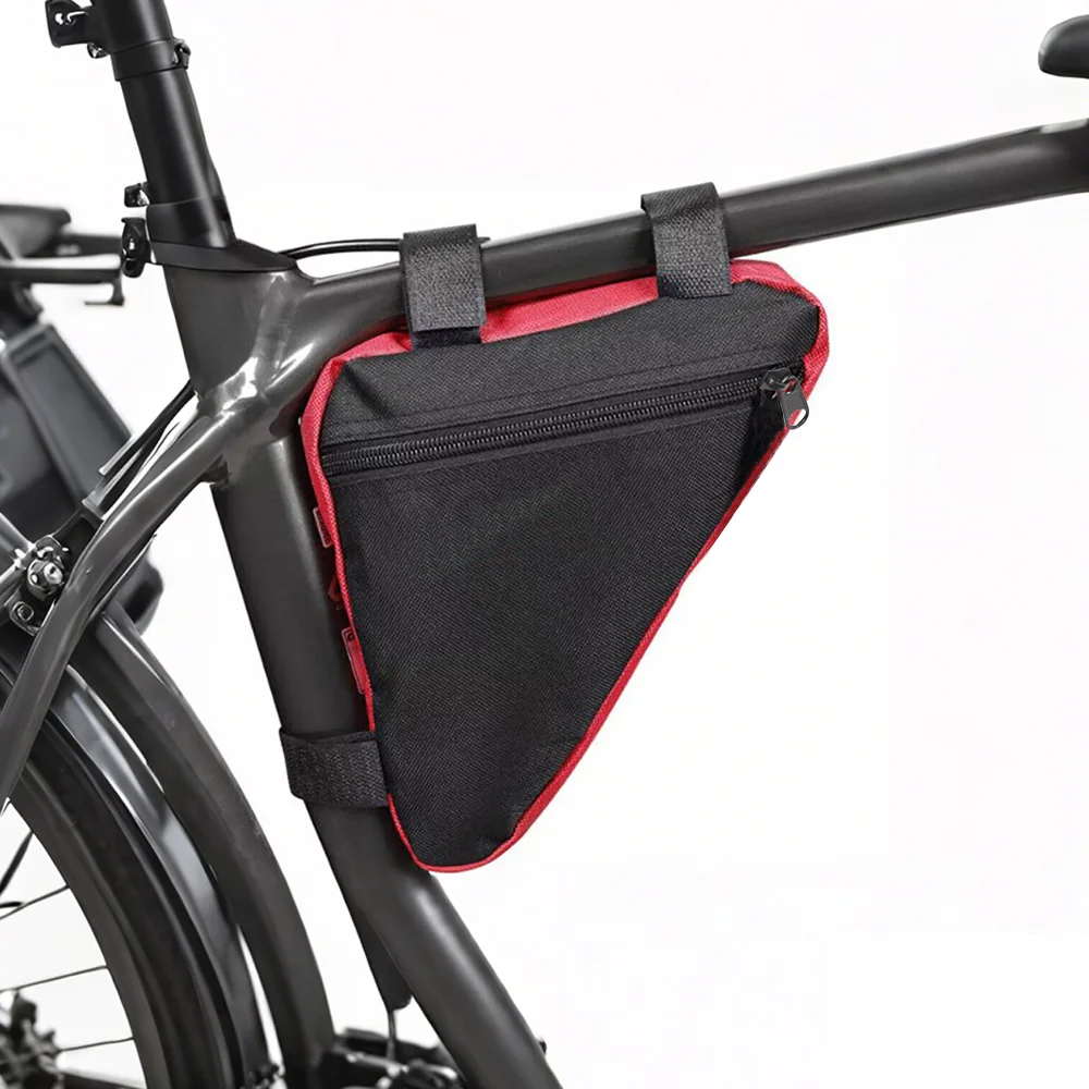 

Велосипедная сумка с ручкой рамы передней трубы, треугольная водонепроницаемая сумка, сумка для хранения трубки велосипедной рамы, черные аксессуары