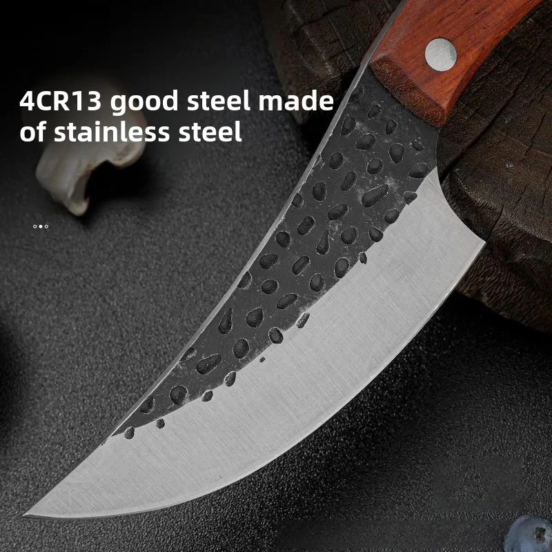 Kitchen Knife Meat Cleaver Vegetable Cutter Professional Household Chef Knife Handmade Forged Butcher Knife Boning Knives