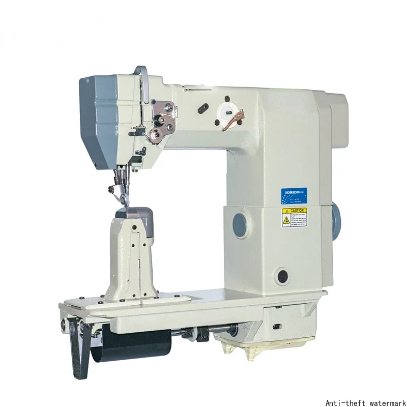 2026-HK-588 Direct Drive Single Needle Composite Feed Heavy  Roller Column Sewing Machine for Leather, Shoes and Bags