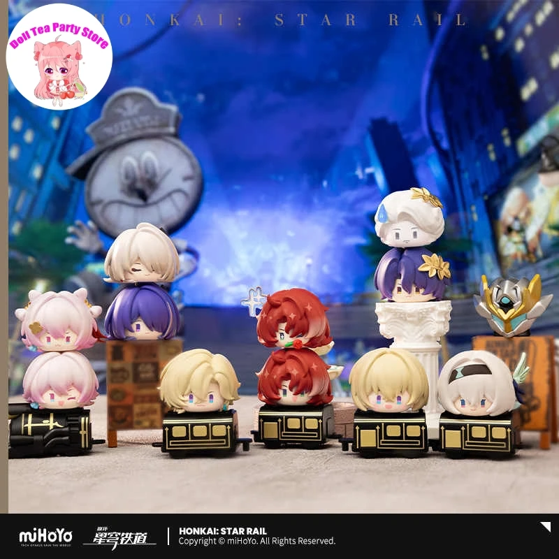 

Фигурки Модель куклы MIHOYO Honkai Star Rail Sunday Robin Jiaoqiu Feixiao Moze Sunday Tingyun Q-Version Jenga Орнамент Игра