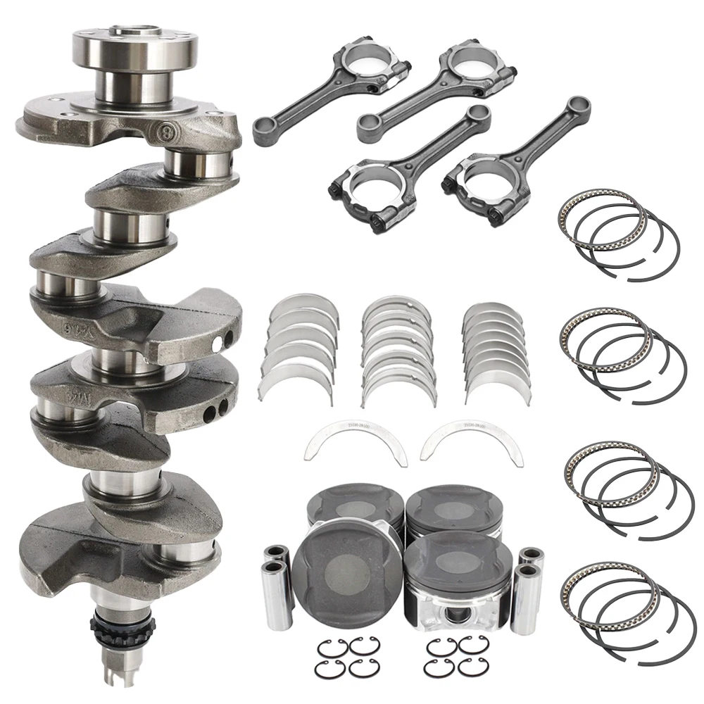 Engine Parts Crankshaft Con Rod Bearing Kit Fit 2.0 L L4 Gas MR20DE For NISSAN SENTRA 2.0L 07-12 12201-EN210 12200-EN20A M1054A