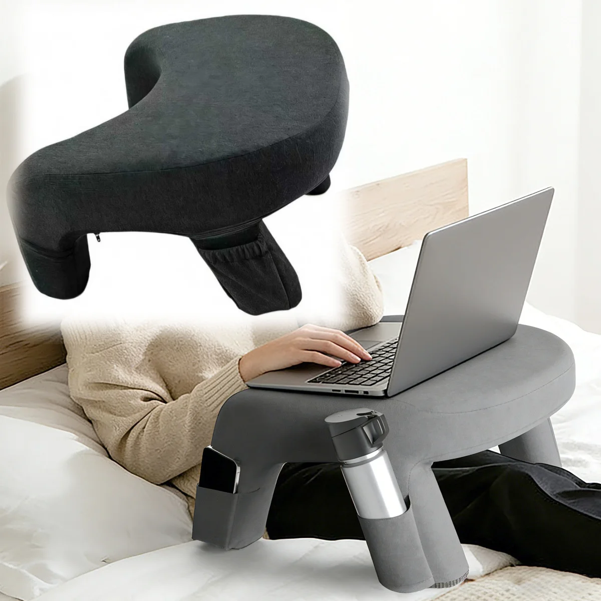 Lazy Multifunctional Reading Pillow, Game Support Pillow, Convenient for Reading, Office Writing, Bed Pillow