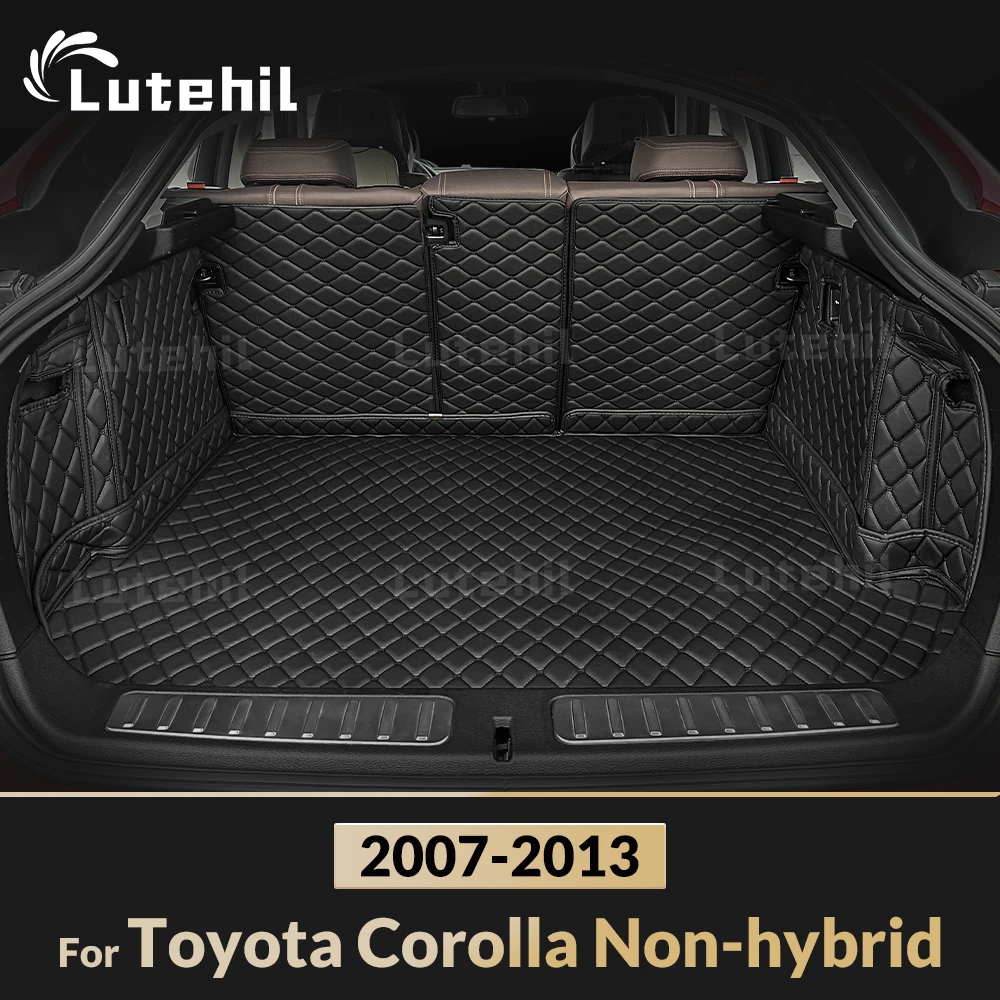 

Негибридный коврик для багажника Toyota Corolla 2007-2013 12 11 10 09 08, автомобильный коврик для багажника с полным покрытием, аксессуары для интерьера