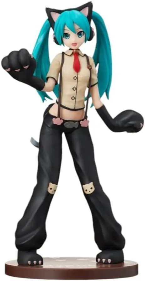 judai-オリジナルセガ-spm-初音ミクキティ猫プロジェクト歌姫アーケード将来トーン-pvc-アクションフィギュア模型玩具