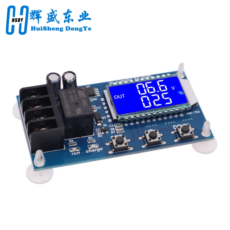 6-60v 10A Lead-acid Solar Storage Battery Charge XY-L10A Controller Module Protection Board charger Time Switch Battery Capacity