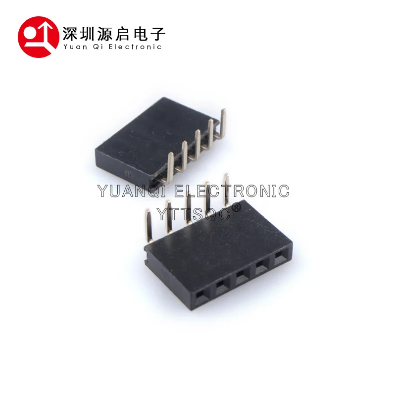 20PCS 1X5 PIN 5P Single Row Right Angle FEMALE PIN HEADER 2.54MM PITCH Strip Connector Socket 5pin For Arduino