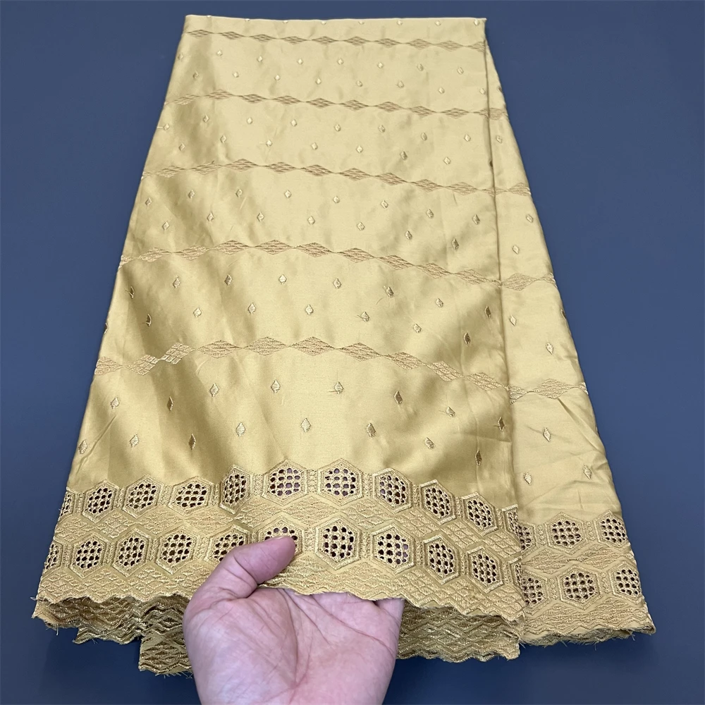 

Premium Nigerian Lace Fabric for Wedding Dress & Bridal Gown - Embroidered Tulle,Soft Cotton Damask,High Quality Material 5Yards