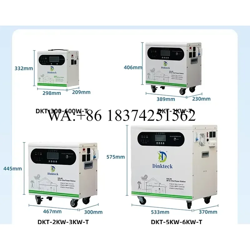 Wmwmnu 5000W Off Grid Solar Power System LiFePO4 Battery Storage Cabinet with Optional Communication Interface for Home
