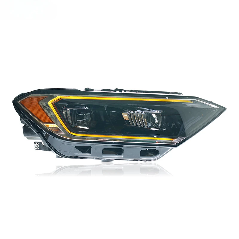 Car Styling for VW Jetta Sagitar Headlights 2019-23 Jetta MK7 DRL LED Bi Xenon Bulb Assembly upgrade Dynamic Signal Accessories