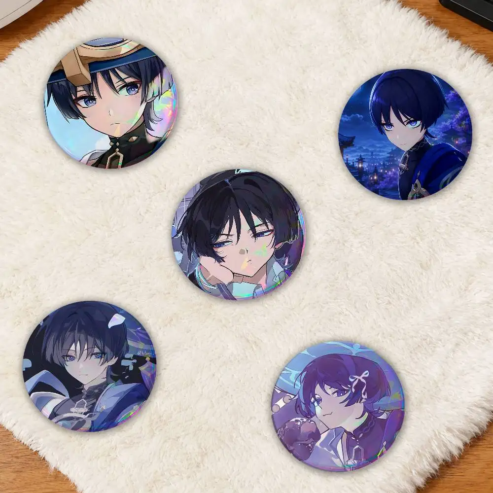 WandE-rE-r Badges Round Creative Pin Brooch Badge Bag Decor Accessories Fans Collect Friends Gifts