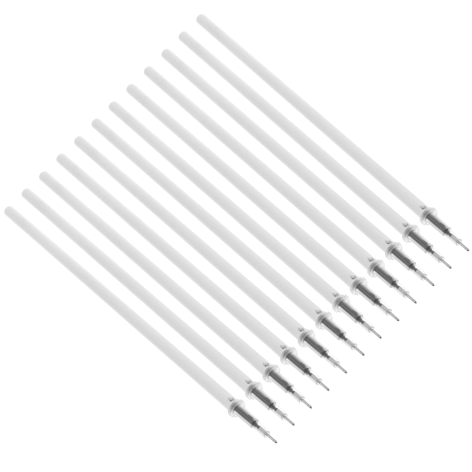 

100 Pcs 0.5mm Pen Refills Black Plastic Ink Core for Gel Pens Smooth Writing High Performance Liquid Gel Ink Technology