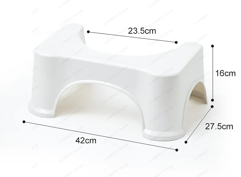 Waterproof Toilet Stool Footstool Toilet Squatting Pit Artifact Thickened Feet on The Stool Children Non-slip Pad Footstool