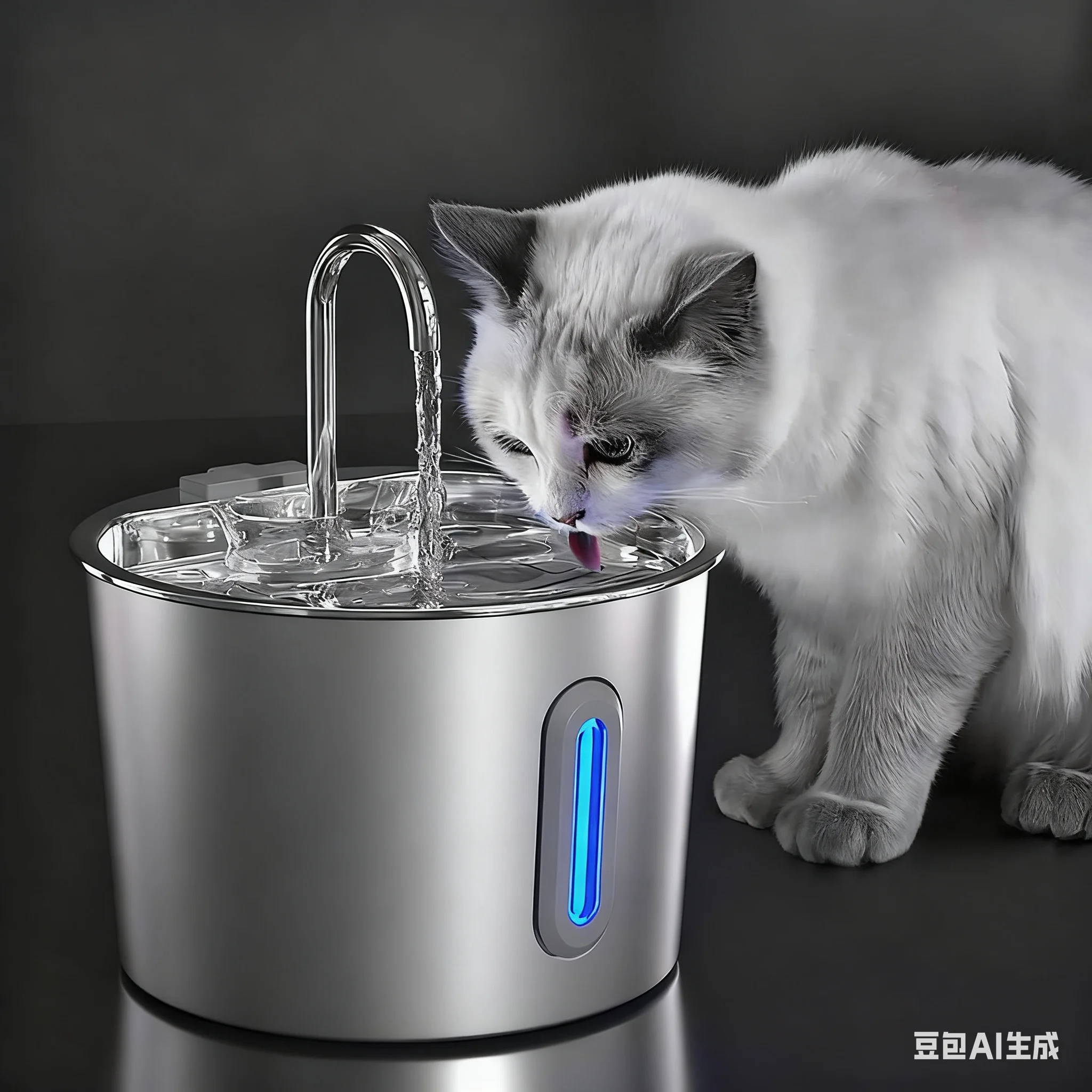 

Automatic Pet Drinking Device, Pet Stainless Steel Drinking Device, Cat & Dog Bowl Fountain Drinking Water