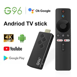 G96 Global Edition TV Stick Q2 Android 13 4K Przenośny Streaming Asystent głosowy 2 GB 16 GB Allwinner H313 Wielojęzyczny TV Stick