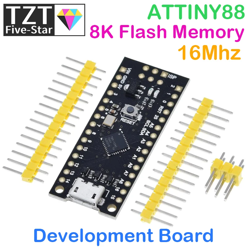 MH-Tiny ATTINY88 Micro Development Board 16Mhz /Digispark ATTINY85 Upgraded /NANO V3.0 ATmega328 extended compatible For arduino