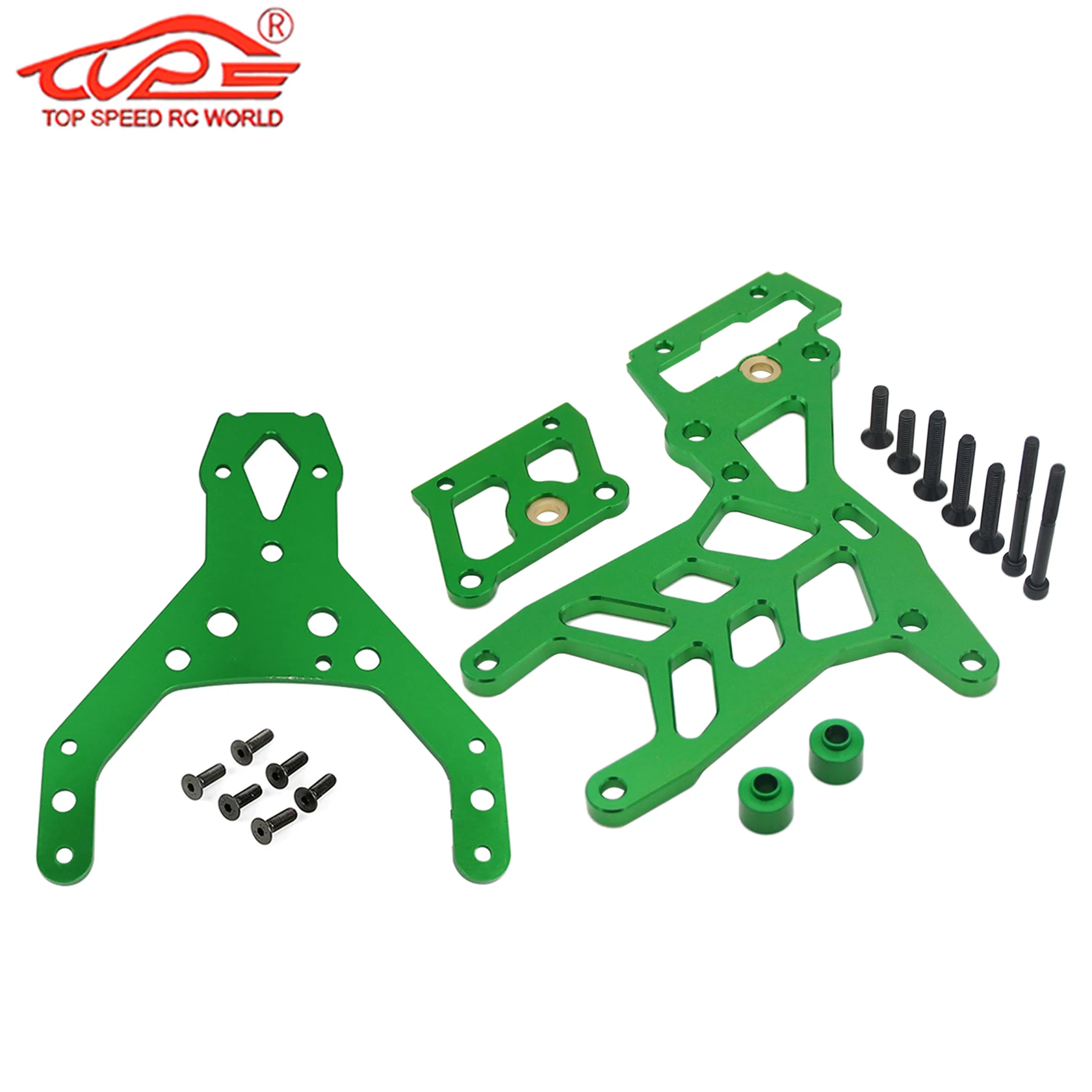 1/5 RC카 HPI ROFUN BAHA ROVAN KM BAJA 5B 5T 5SC 부품용 두꺼운 CNC 금속 앞/뒤 상단 플레이트 브레이크 브레이스 업그레이드