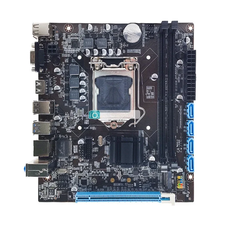 New box package H110 DDR4 desktop main board 1151 pin with M.2 interface support 9th generation i5 8400CPU