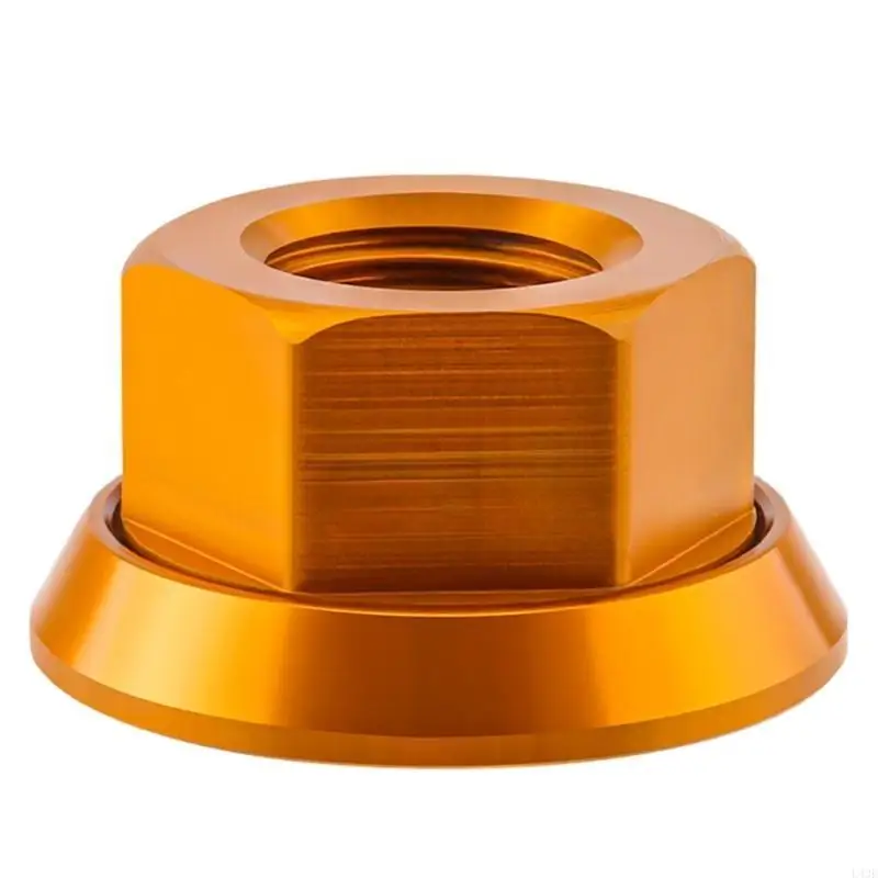 Aluminum Alloy Hubs Nut Bicycles Wheel Nut Bolt Bike Foldable Fixed Gear