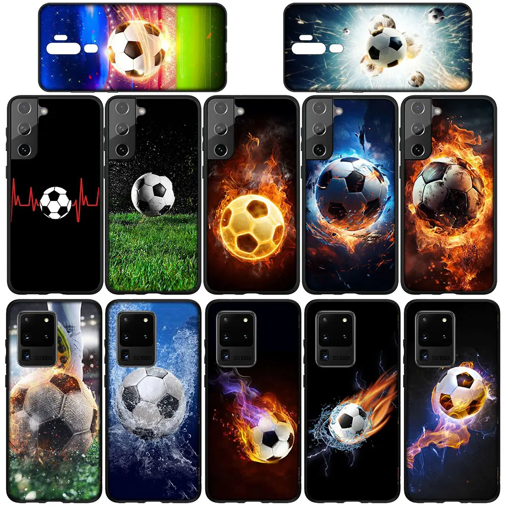 Sports Soccer Football Soft Phone Cover for Xiaomi Redmi Note 13 13C A3 A3X Mi POCO F6 F5 Pro C65 C55 C50 C51 Silicone Case