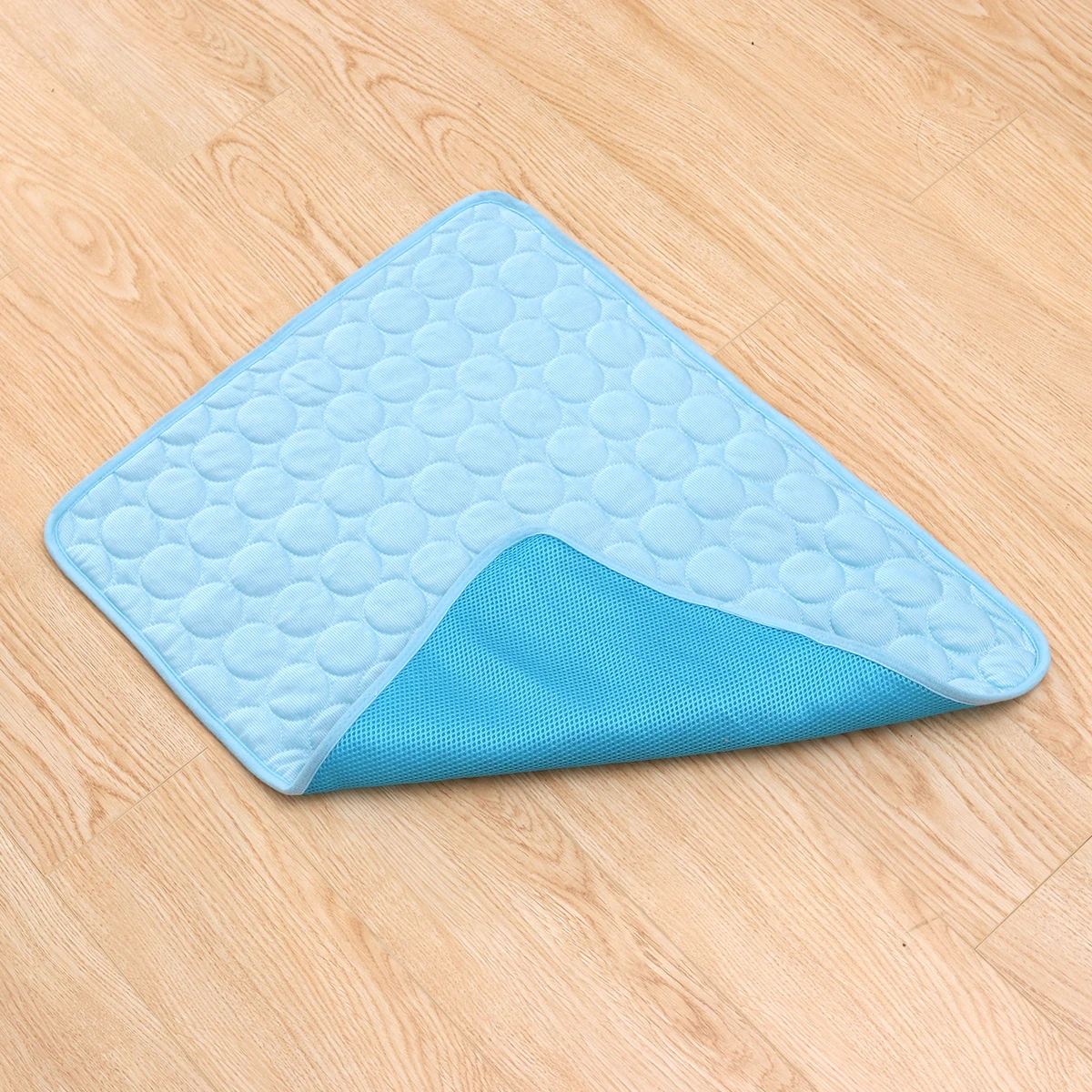 

【40Cm Blue】Pet Summer Cooling Mat Soft Breathable Ice Crystal Inside For Dogs Cats Puppies Cooling Bed Summer Heat Dissipating