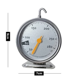 Kitchen Stainless Steel Oven Thermometer 280 degree Large Dial Baking BBQ Cooking Meat Food Temperature Measurement Kitchen Tool