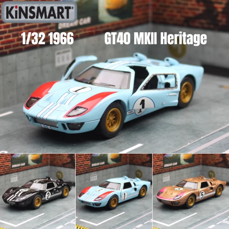 

KiNSMART масштаб 1:32 GT40 MKII сплав имитация модели автомобиля статическая коллекция украшенные праздничные подарки игрушки классический сувенирный подарок
