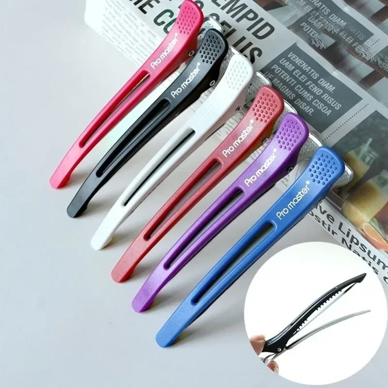

Seamless Hair Clips One-line Bangs Hair Clip Section Positioning Long Beak Beak Hair Pins and Clips for Women Girls 6pcs Hairpin