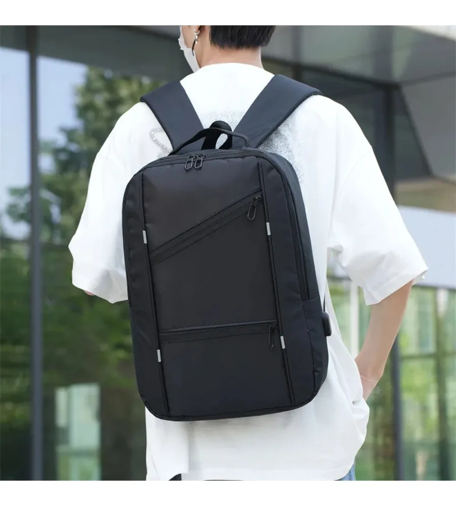 

Oxford fabric outdoor travel backpack with USB port large capacity suitable for college students and business use