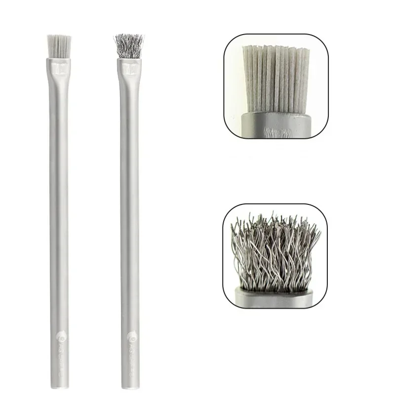 Stainless Steel Aquarium Algae Cleaning Brush, Fish Tank Landscaping Stone, Water Plant, ADA Same Powerful Algae