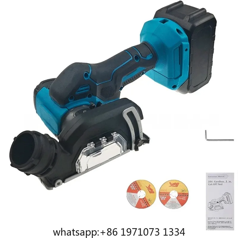 New 3 Inch Brushless Mini Angle Grinder  Electric Compact Cut-Off Tool